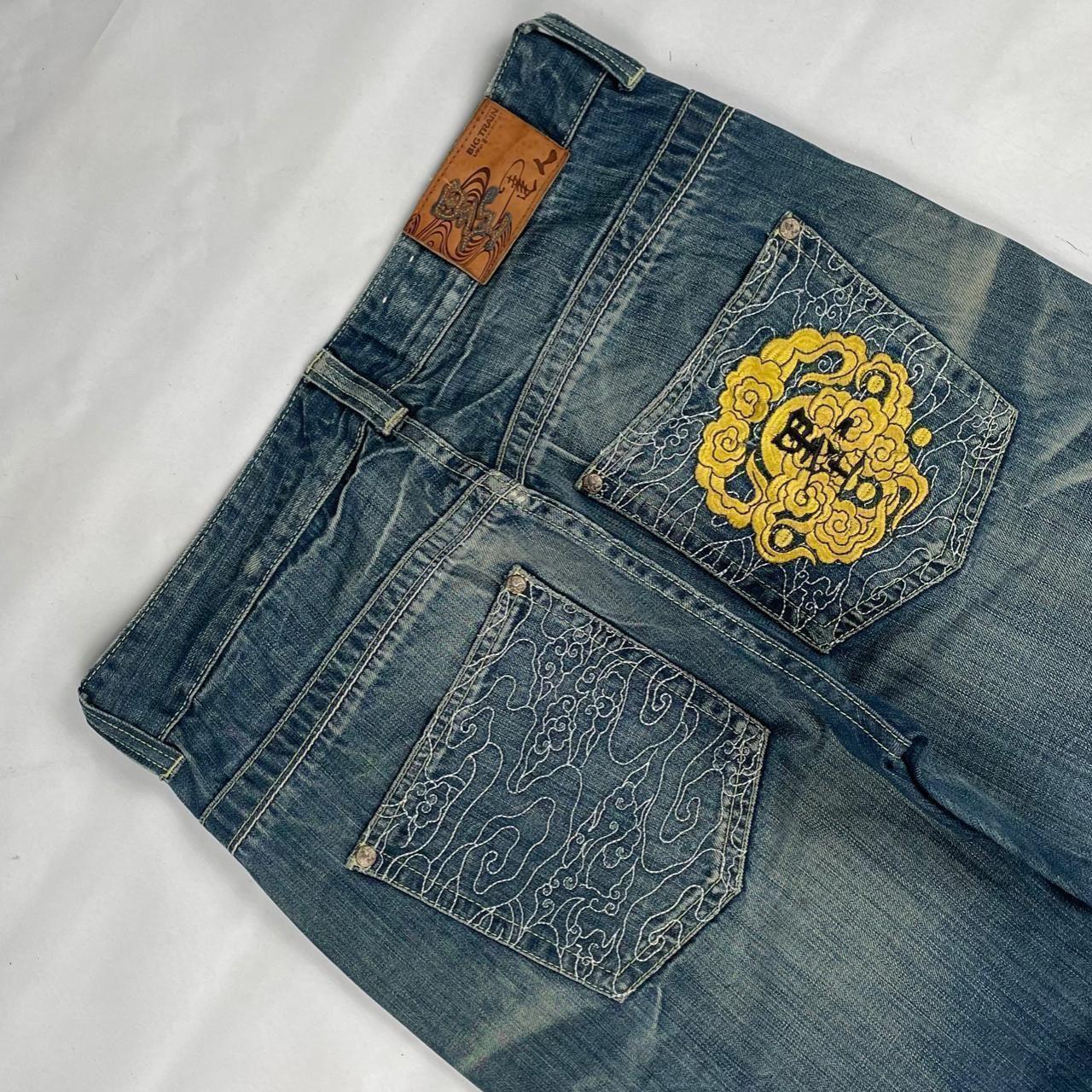 Authentic Vintage Embroidered Japanese Denim Jeans (32")