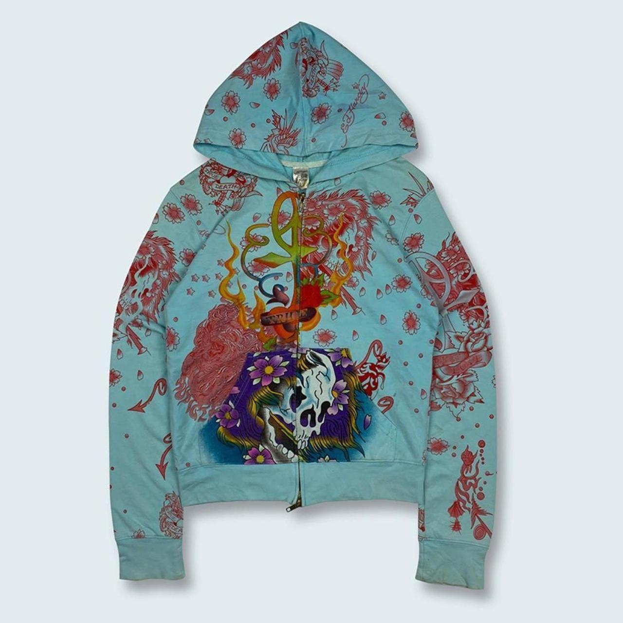 Authentic Vintage Ed Hardy Hoodie (S)