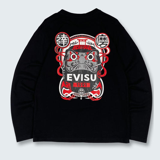 Authentic Vintage Evisu Long Sleeve T-Shirt  (L)