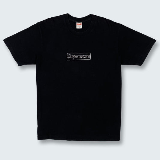 Authentic SS21 Supreme x Kaws Chalk Box Logo T-Shirt (M)