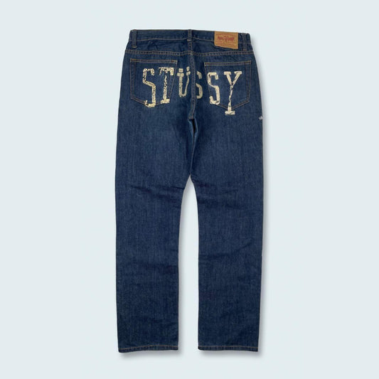 Authentic Vintage Stussy Spellout Jeans  (31")