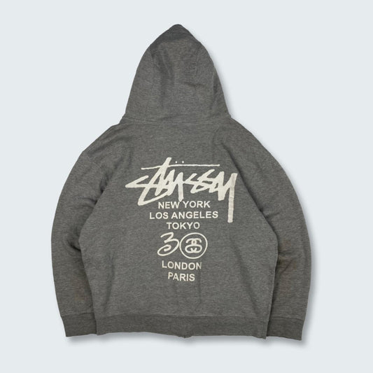 Authentic Vintage Stussy Skull Hoodie (M)