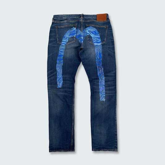 Authentic Vintage Diacock Evisu Jeans  (36")