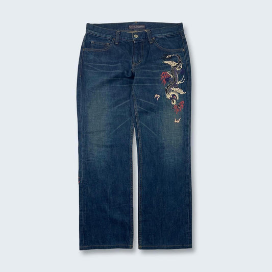 Authentic Vintage Japanese Denim Jeans (28")