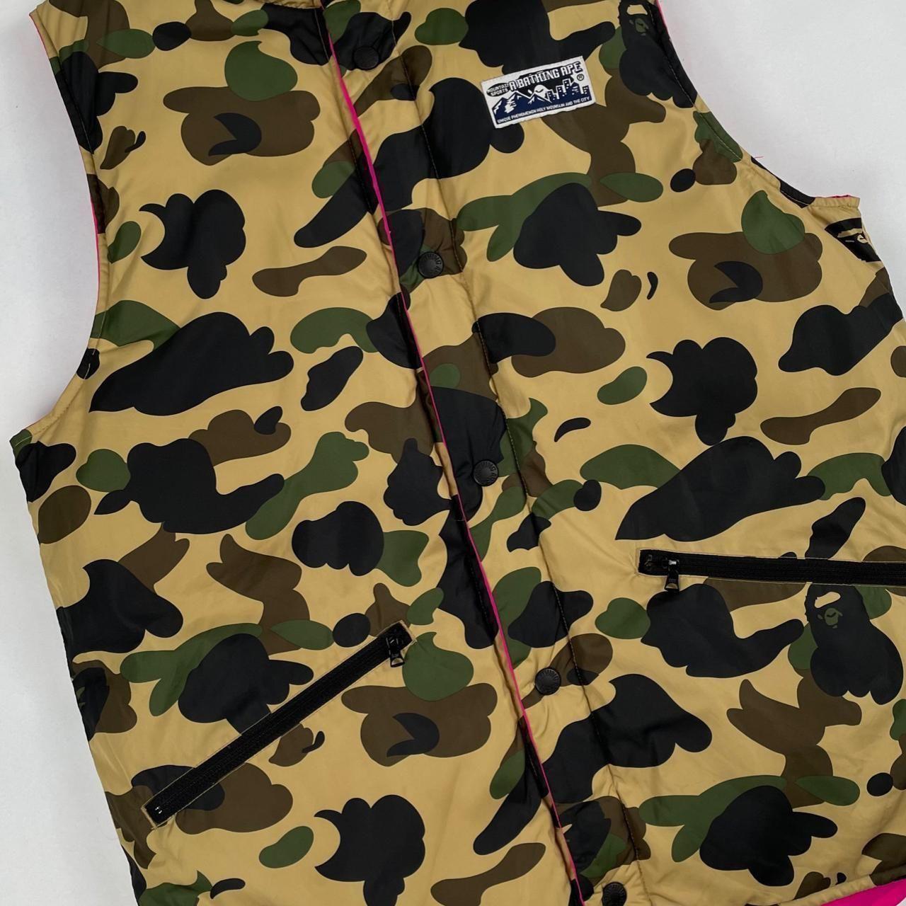 Authentic Vintage BAPE Reversible Gilet Puffer Jacket (S)