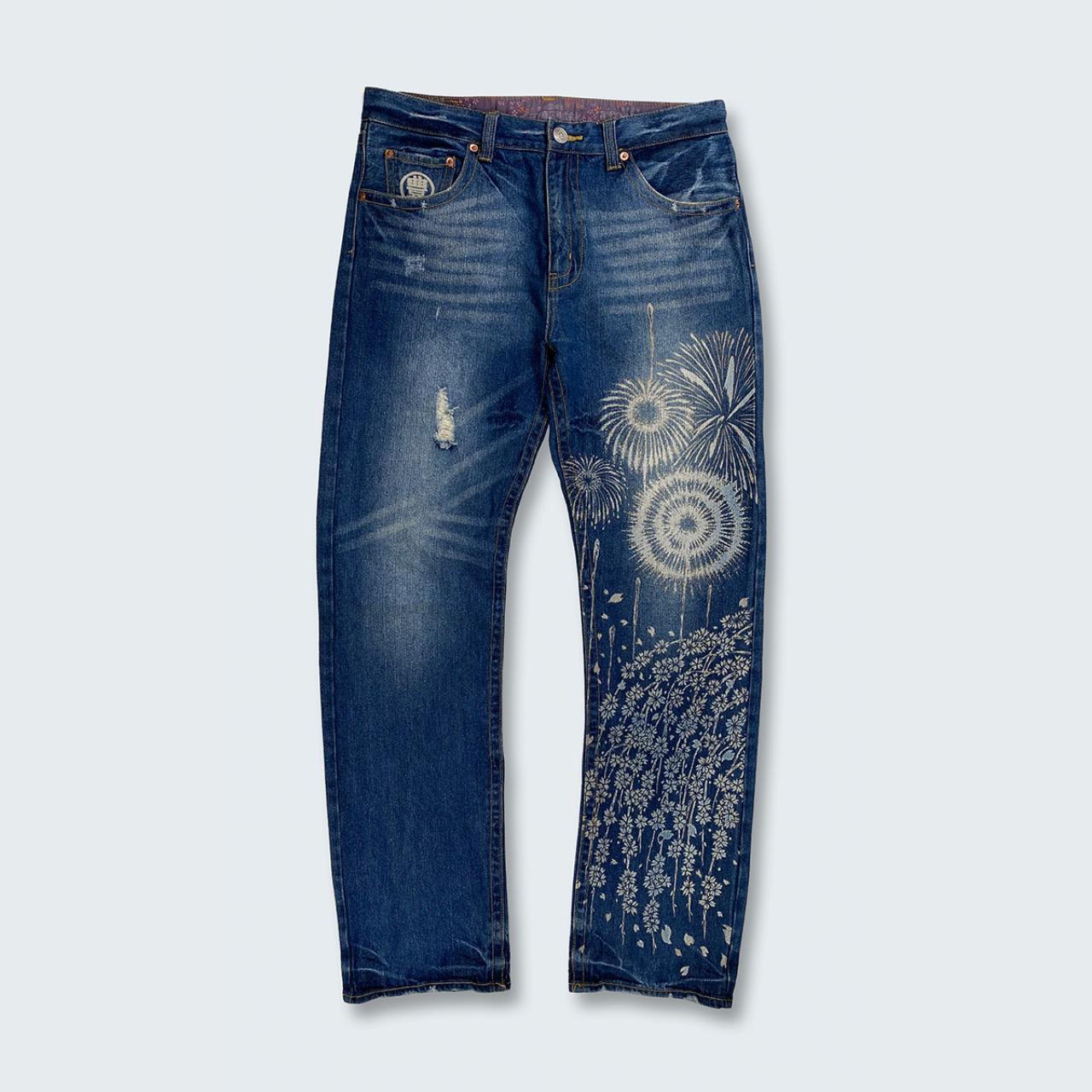 Authentic Vintage Japanese Denim Jeans  (33")
