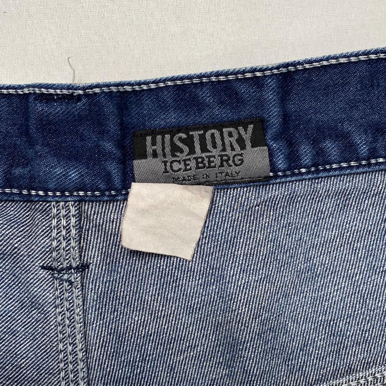 Authentic Vintage Iceberg Jeans Denim Cargo Shorts  (36")