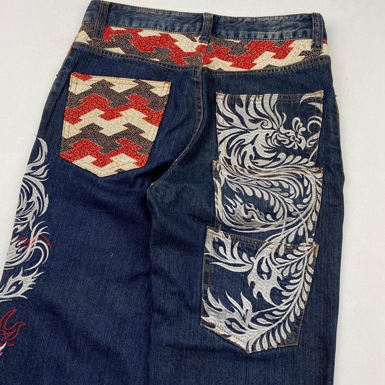 Authentic Vintage Embroidered Japanese Denim Jeans (31")