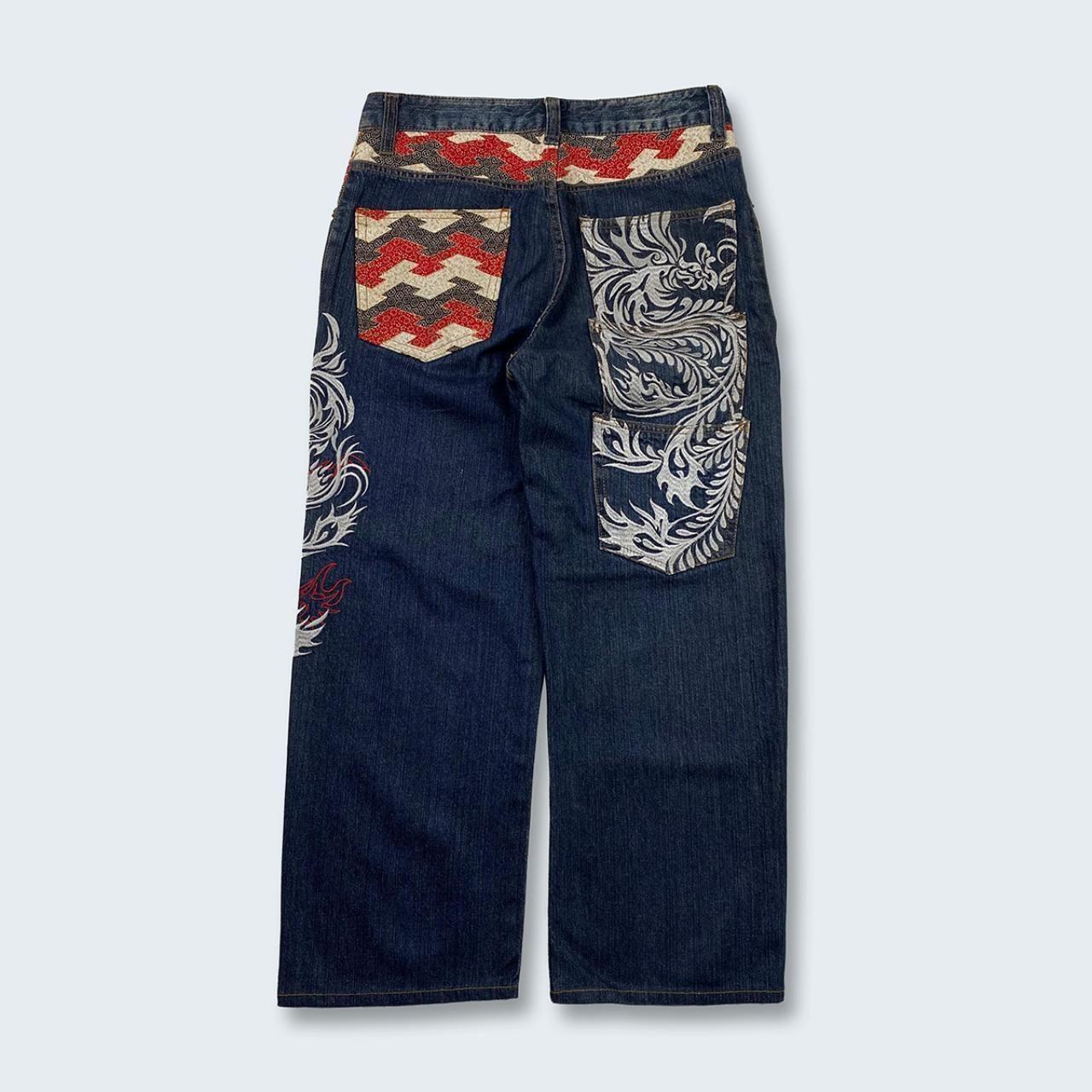 Authentic Vintage Embroidered Japanese Denim Jeans (31")