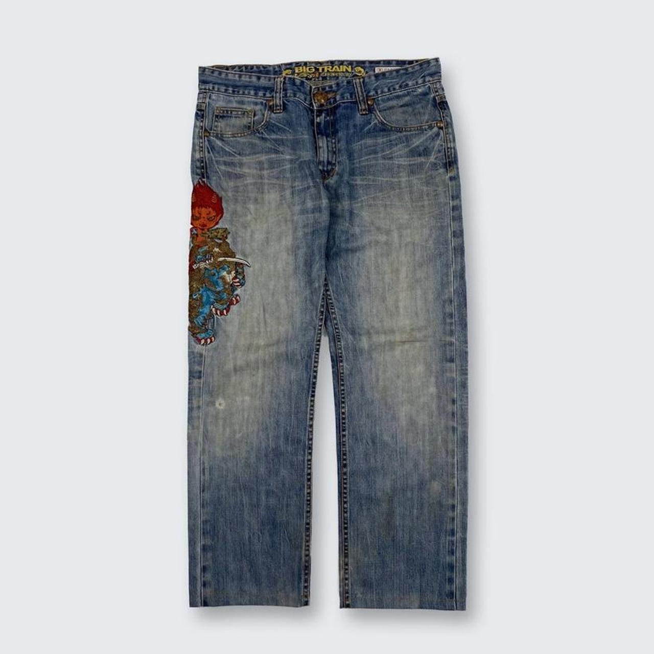 Authentic Vintage Japanese Denim Jeans  (34")