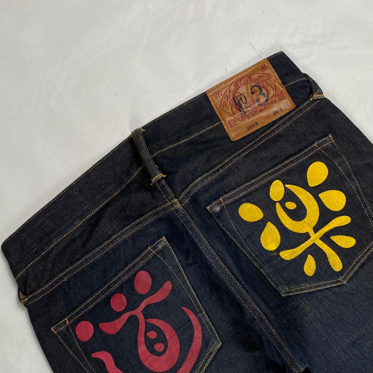 Authentic Vintage Evisu Flame Jeans  (30")