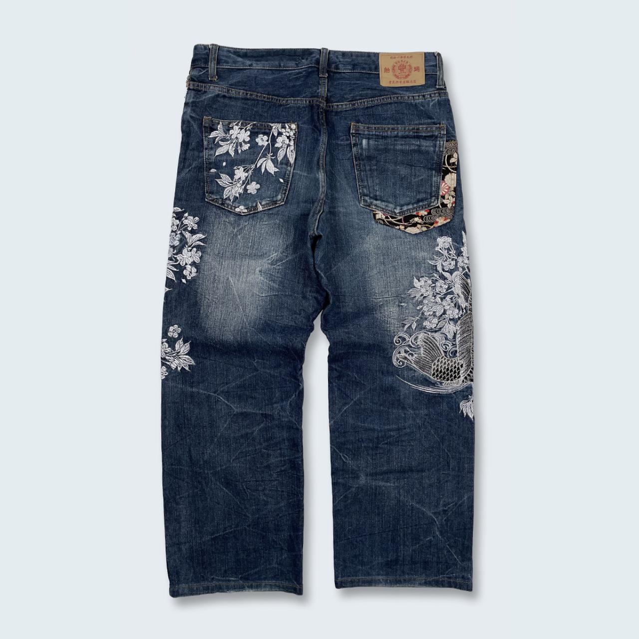 Authentic Vintage Japanese Denim Jeans  (34")