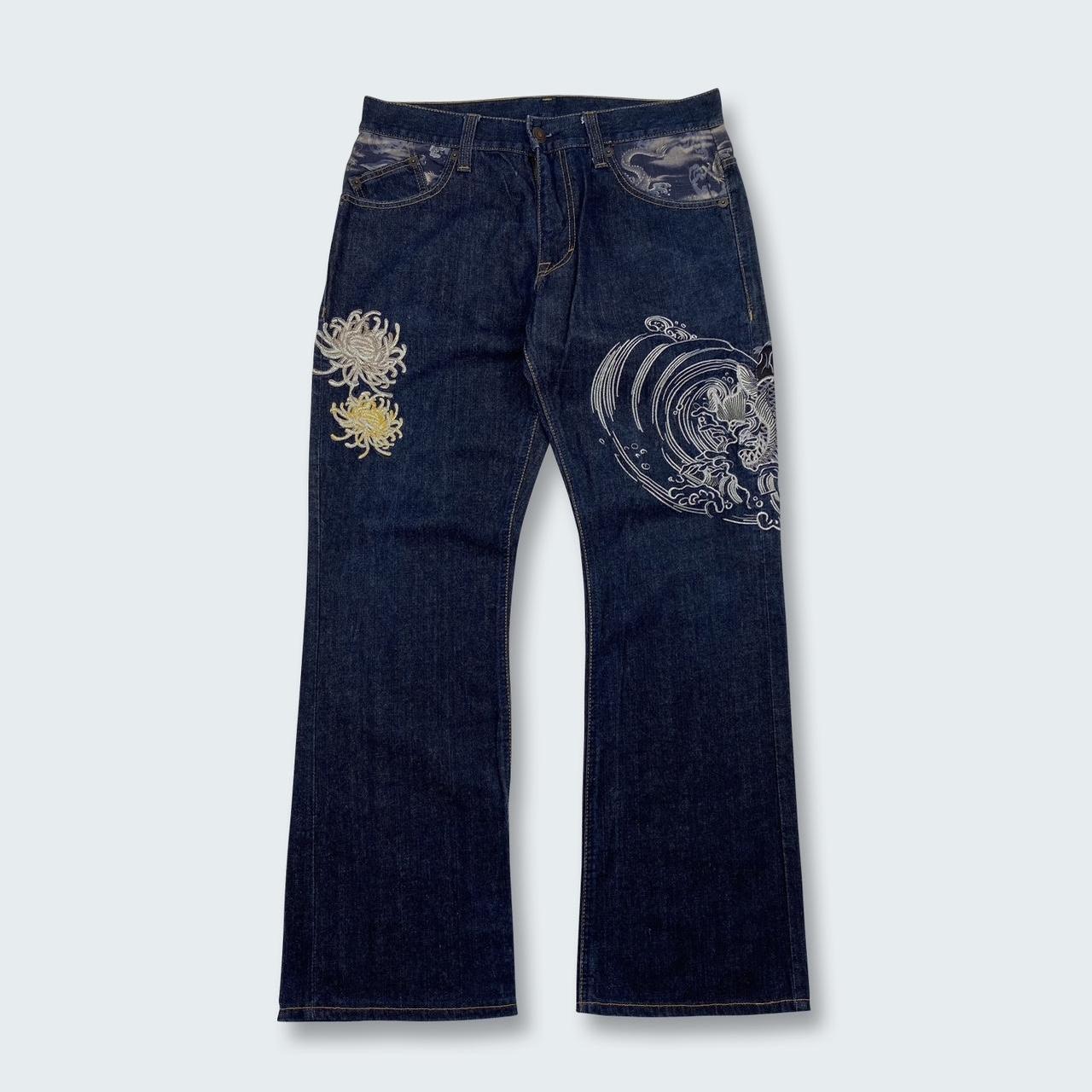 Authentic Vintage Japanese Denim Jeans  (33")