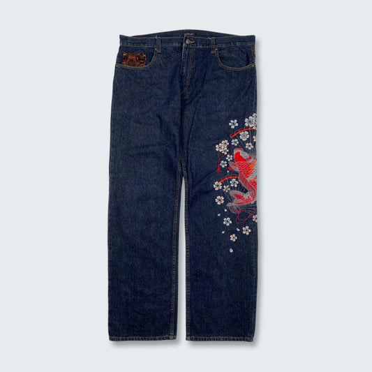 Authentic Vintage Japanese Denim Jeans (40")