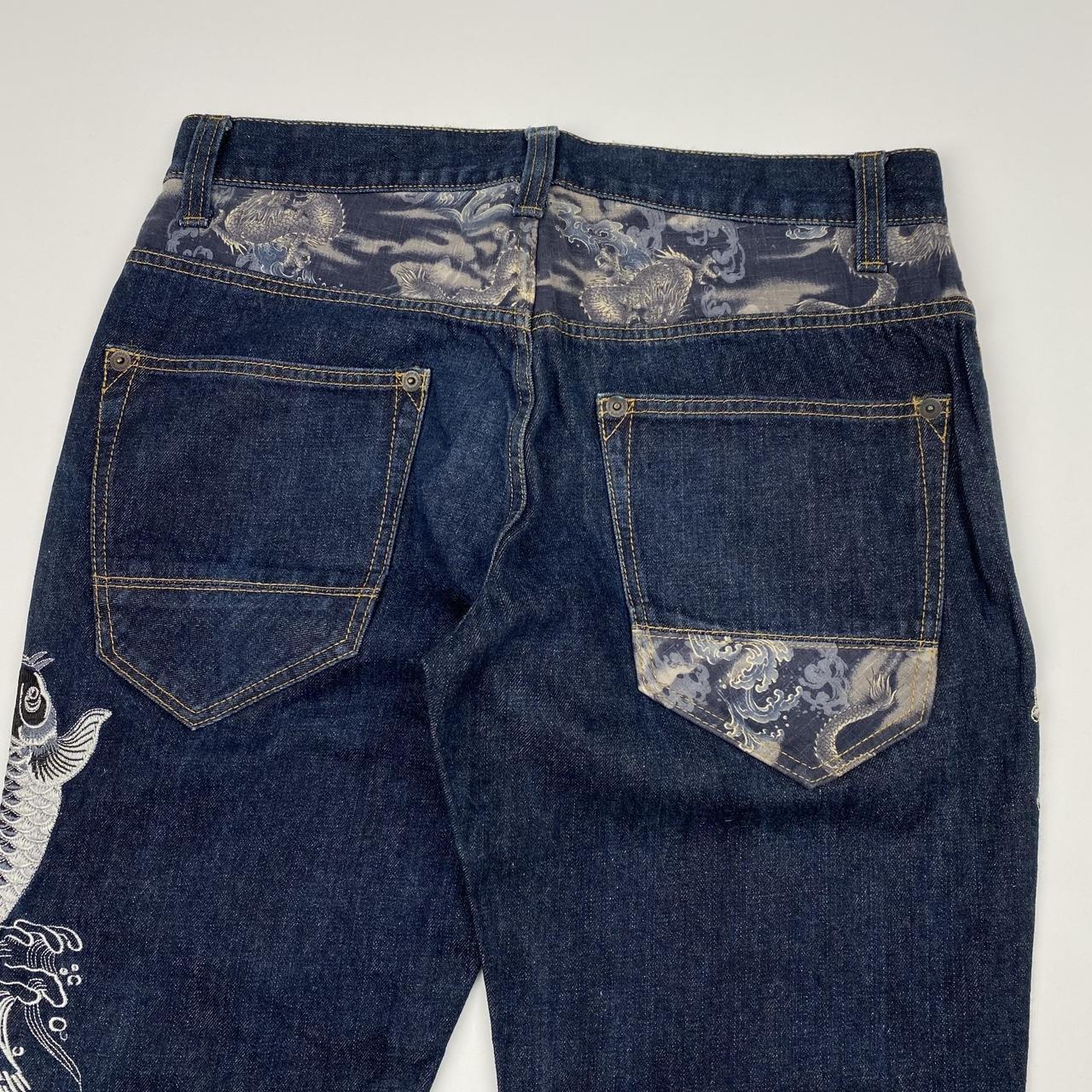 Authentic Vintage Japanese Denim Jeans  (33")